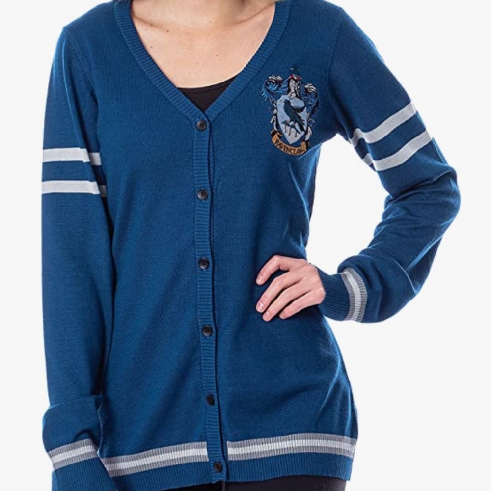 Ravenclaw House Crest Varsity Cardigan 2XL Women